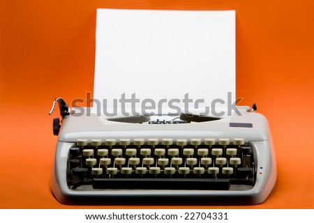 typewriter paper background
