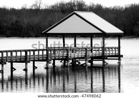 priest percy nashville fishing pier tennessee covered lake shutterstock