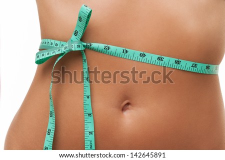 Female Tummy Close-up of female tummy with
