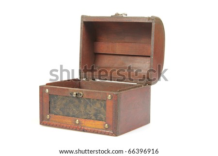 Old wooden coffin Stock Photos, Illustrations, and Vector Art