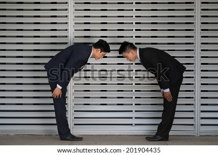 bow low vietnamese partners business side etiquette shutterstock making preview