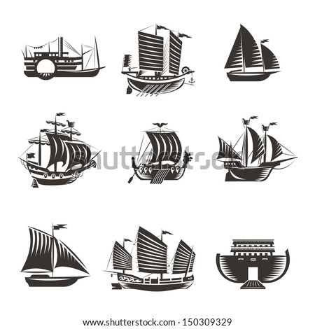  - stock-vector-boat-and-ship-icons-set-150309329