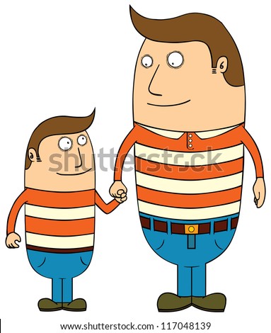 Father and son cartoons Stock Photos, Images, & Pictures | Shutterstock