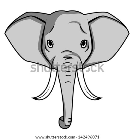 Stock Images similar to ID 71170957 - a great elephant from africa or