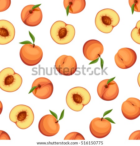 Peach Vector Black Silhouette Stock Vector 197713529 - Shutterstock