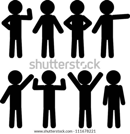 Body Language Stock Vectors Vector Clip Art Shutterstock