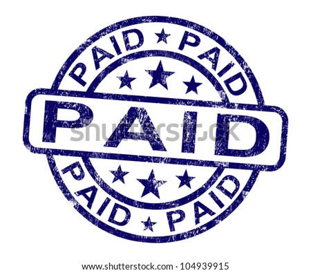 Paid stamp Stock Photos, Images, & Pictures | Shutterstock