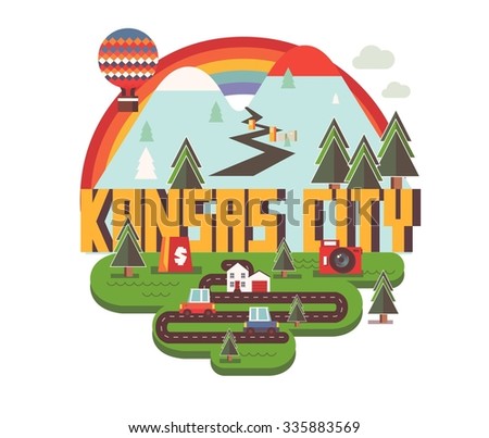 Kansas City Missouri Stock Vectors & Vector Clip Art | Shutterstock