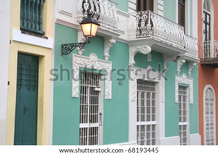 Buildings in Old San Juan Puerto Rico stock photo greenhouse cafe san juan Buildings in Old San Juan Puerto Rico stock photo greenhouse cafe san juan