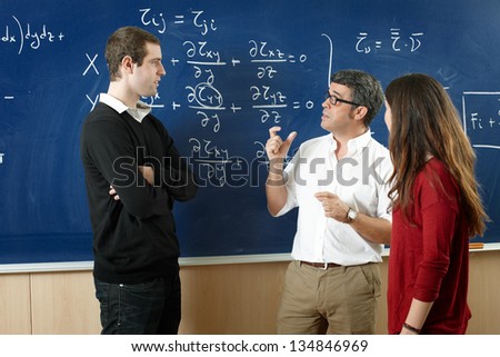 professor students talking teacher student college shutterstock