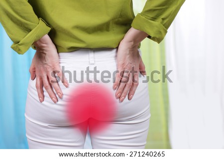 Male lower rectal pain anus