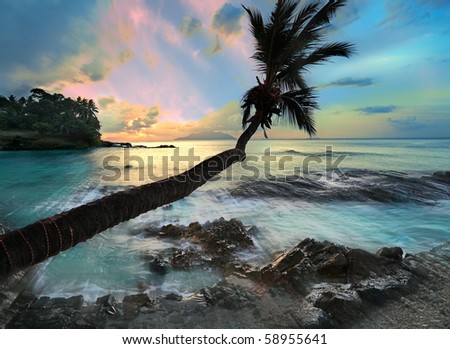 shafts seychelles exposure stunning strong silhouette study island light long shutterstock suec portfolio