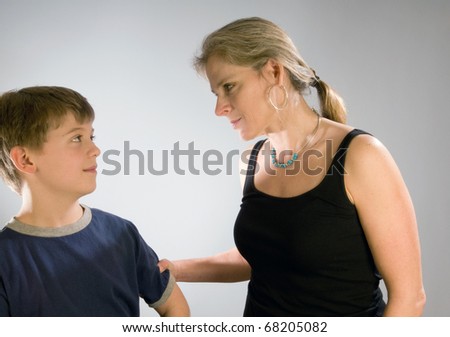 Irritated mom