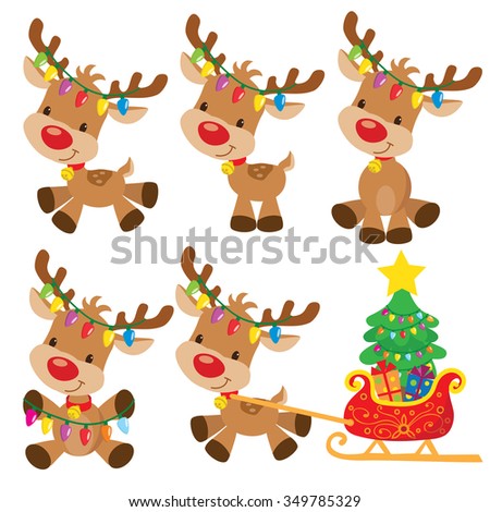 Christmas Reindeer Stock Photos, Images, &amp; Pictures | Shutterstock