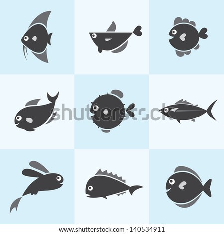 Vector Image Goldfish On White Background Stock Vector 137897924