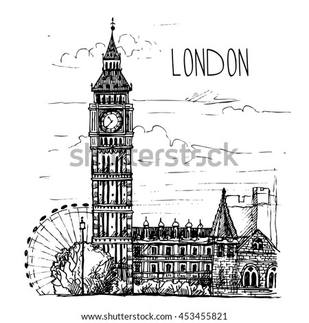 Vector Images Big Ben London Stock Vector 77993650 - Shutterstock