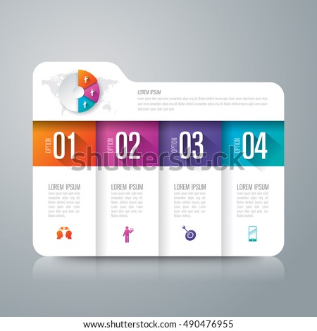 Infographic design vector and marketing icons can be used for workflow layout, diagram, annual report, web design. Business concept with 4 options, steps or processes. Infographic design vector and marketing icons can be used for workflow layout, diagram, annual report, web design. Business concept with 4 options, steps or processes.
