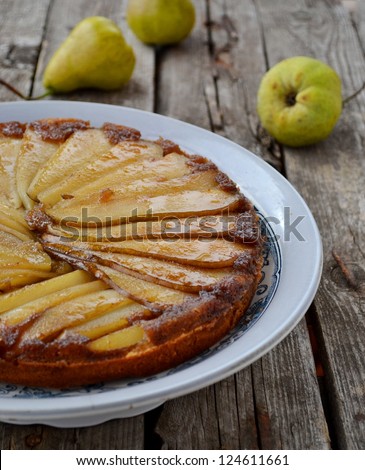 Про стоки pears pie - stock photo
