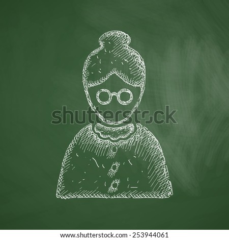 Old woman sketch Stock Photos, Images, & Pictures | Shutterstock