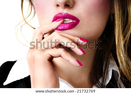 sexy girl biting her lip sexy girl biting her lip