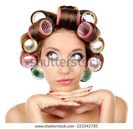 Hair-curlers Stock Photos, Royalty-Free Images & Vectors - Shutterstock