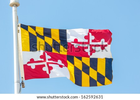 Maryland Flag Stock Photos, Images, & Pictures 