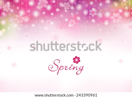Abstract Pink Floral Background Pink Vector Stock Vector 53227507