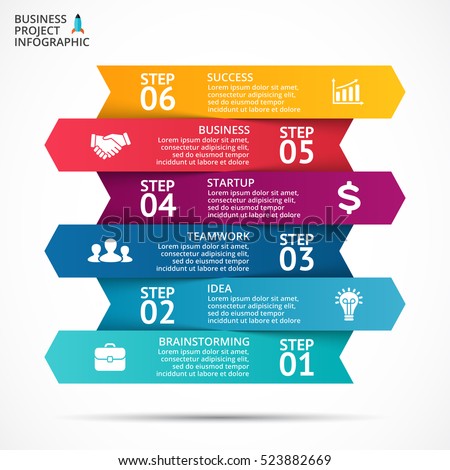 Vector up arrows infographic, diagram chart, graph presentation. Business progress concept with 6 options, parts, steps, processes. Performance and success layers. Vector up arrows infographic, diagram chart, graph presentation. Business progress concept with 6 options, parts, steps, processes. Performance and success layers.