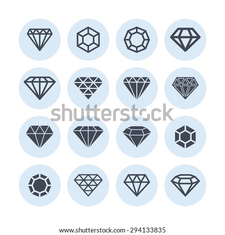 Black White Diamonds Stock Vector 63220324 - Shutterstock