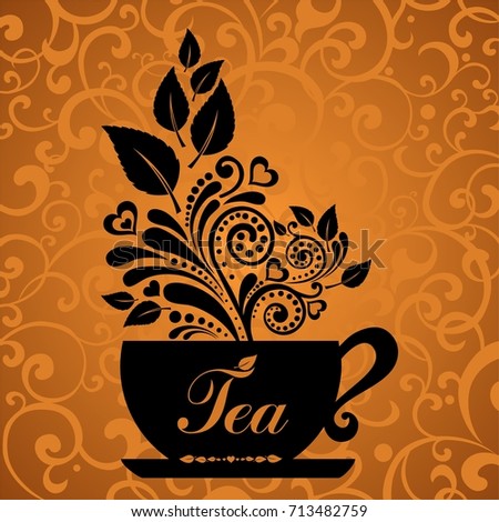 http://thumb7.shutterstock.com/display_pic_with_logo/154612/713482759/stock-photo-black-tea-ad-hot-tea-cute-tea-time-card-cup-with-floral-design-elements-menu-for-restaurant-713482759.jpg