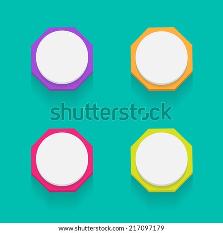 Botton icon - stock vector