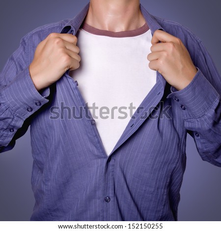 Open Shirt Stock Photos, Images, & Pictures 