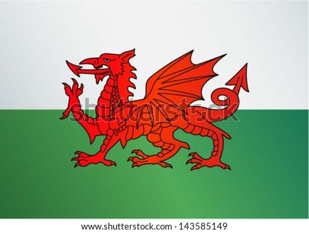 green white red dragon flag green white red dragon flag
