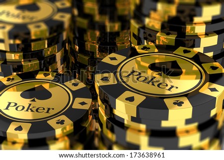 Hd poker chip display
