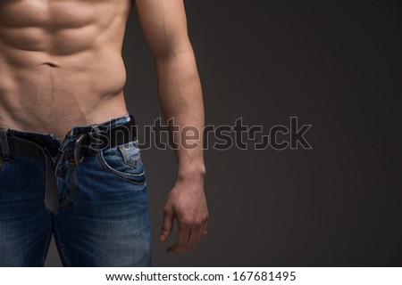 Sexy Nude Fit Male Model Posing Stock Photo 167681750 Shutterstock