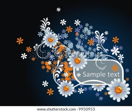 Flowers Frame Stock Vector 9950956 - Shutterstock