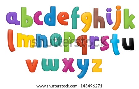 Multicolored Paper Cut Alphabet Your Design Stock Vector 480263485