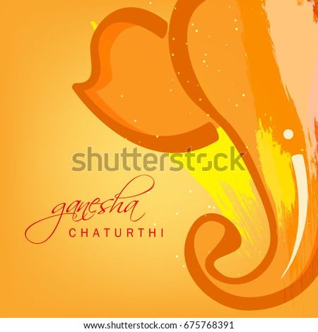 Happy Ganesh Chaturthi, Lord Ganesha design, Vector Illustration. Happy Ganesh Chaturthi, Lord Ganesha design, Vector Illustration.