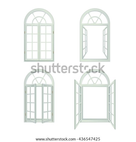 Arched Windows Icons Set. Arched Windows Vector Illustration.Arched Windows Decorative Set. Arched Windows Design Set. Arched Windows Realistic Isolated Set. - stock vector Arched Windows Icons Set. Arched Windows Vector Illustration.Arched Windows Decorative Set. Arched Windows Design Set. Arched Windows Realistic Isolated Set. - stock vector