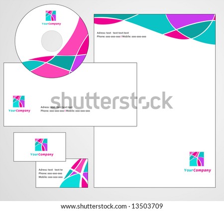 Letterhead Template Design Vector Stock Vector 15602230 - Shutterstock
