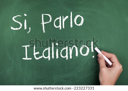 I can speak italian   learn italian