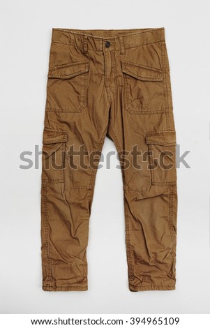 brown cargo pants matching shirt