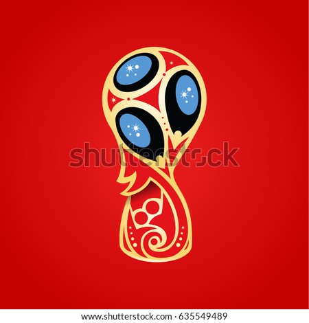 vector illustration. Football tournament 2018. logo for the summer soccer championship. Cup of confederations 2017 on football. Soccer world cup in russia 2018. vector illustration. Football tournament 2018. logo for the summer soccer championship. Cup of confederations 2017 on football. Soccer world cup in russia 2018.