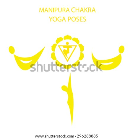 for manipura chakra  poses Yoga yoga chakra stock  Manipura poses  activation vector