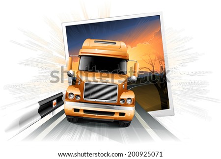 Semi-truck Stock Vectors, Images & Vector Art | Shutterstock