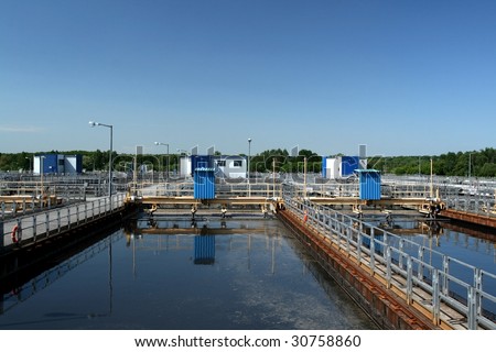 settling wastewater