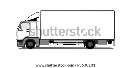 Box Truck Stock Illustration 63630181 - Shutterstock
