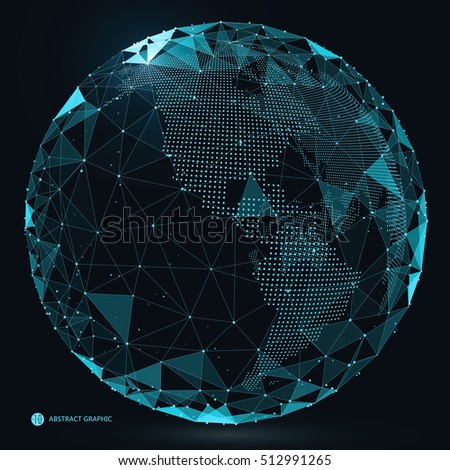 World map point, line, composition, representing the global, Global network connection,international meaning. World map point, line, composition, representing the global, Global network connection,international meaning.