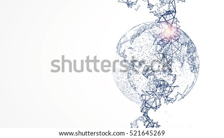 World map point, line, composition, representing the global, Global network connection,international meaning. World map point, line, composition, representing the global, Global network connection,international meaning.