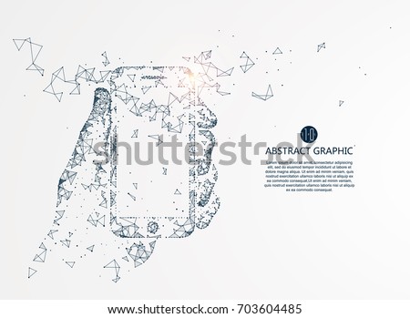 Mobile Internet technology, vector illustration. Mobile Internet technology, vector illustration.